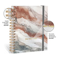 Planner 2027 Personalizado Mármore Prestige Sienna