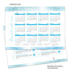 Desk Planner Semanal Brisa Azul Personalizado