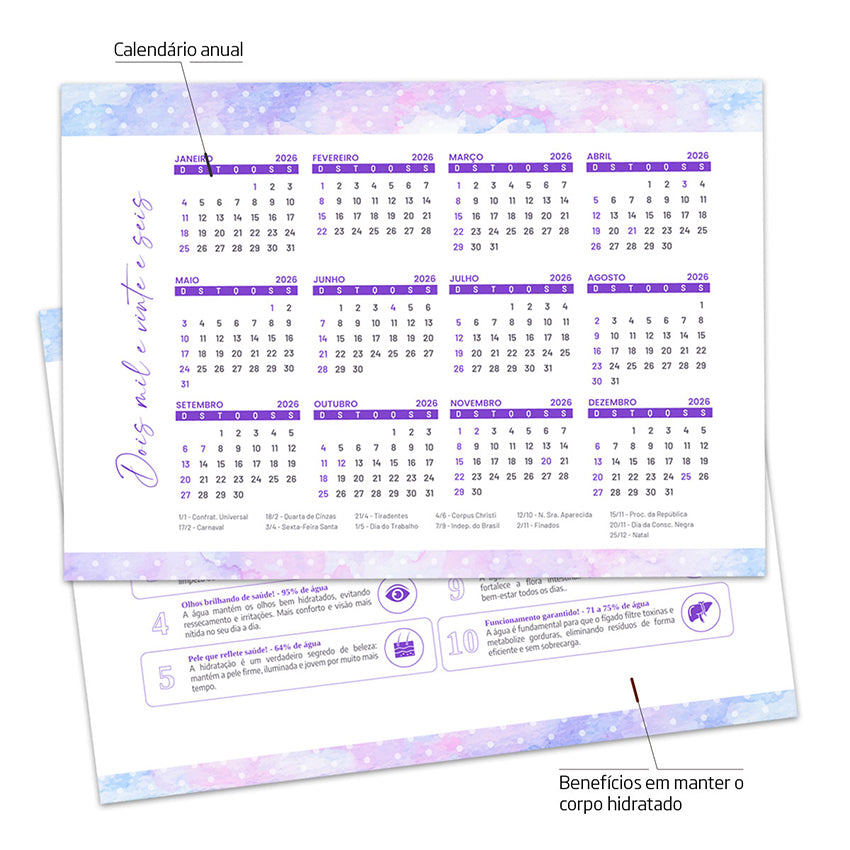 Desk Planner Semanal Encanto Personalizado