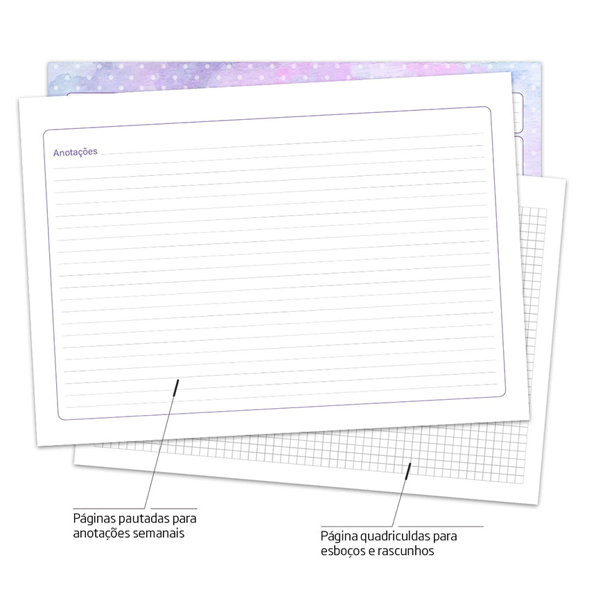 Desk Planner Semanal Encanto Personalizado