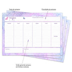 Desk Planner Semanal Encanto Personalizado